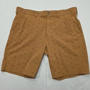 Eddie Bauer Mens Shorts 38 Travex Travel Performance Stretch Casual Print